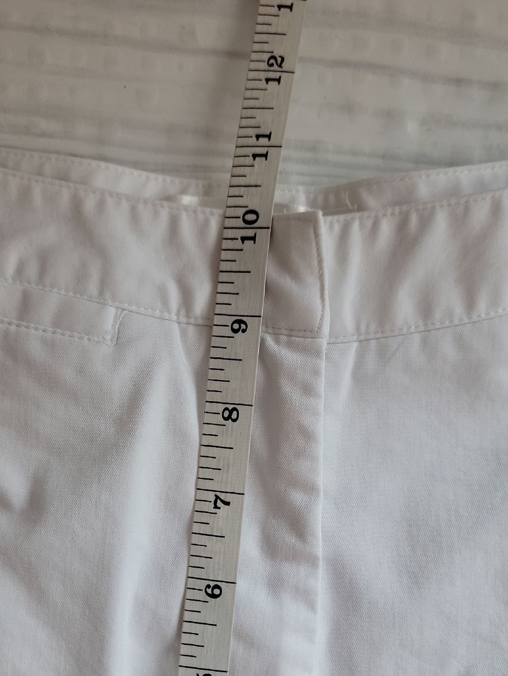 Nike Golf Classic White Shorts Dri-Fit Cotton Blend Womens Size M - Picture 9 of 10